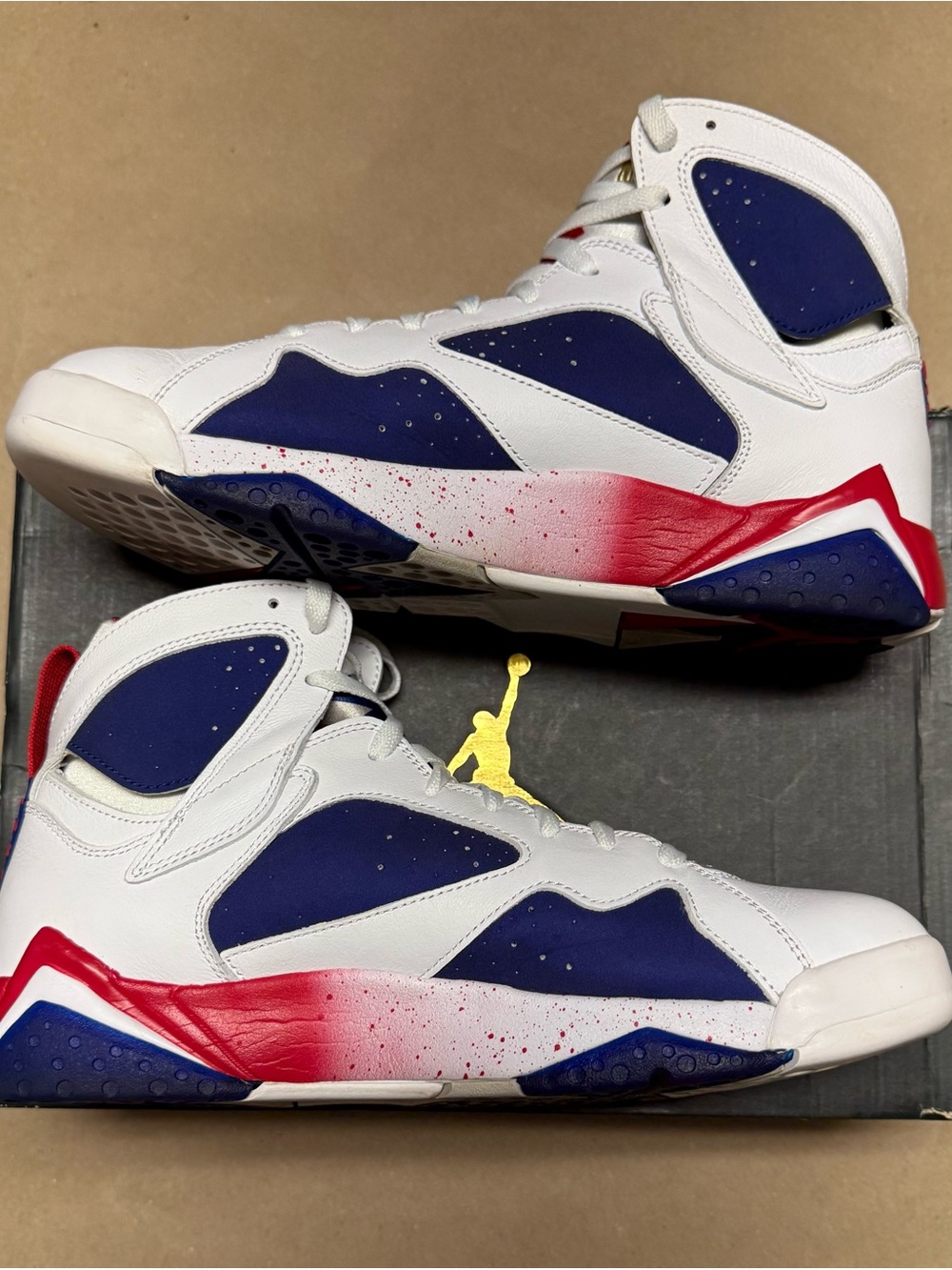 Nike Air Jordan 7 VII Retro Tinker Alternate Mens size 10 Basketball Shoes Rare! - Picture 2 of 5